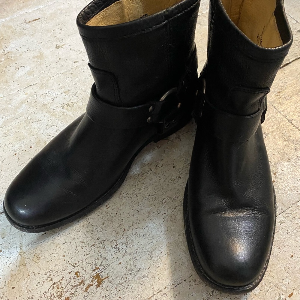 Frye harness boot